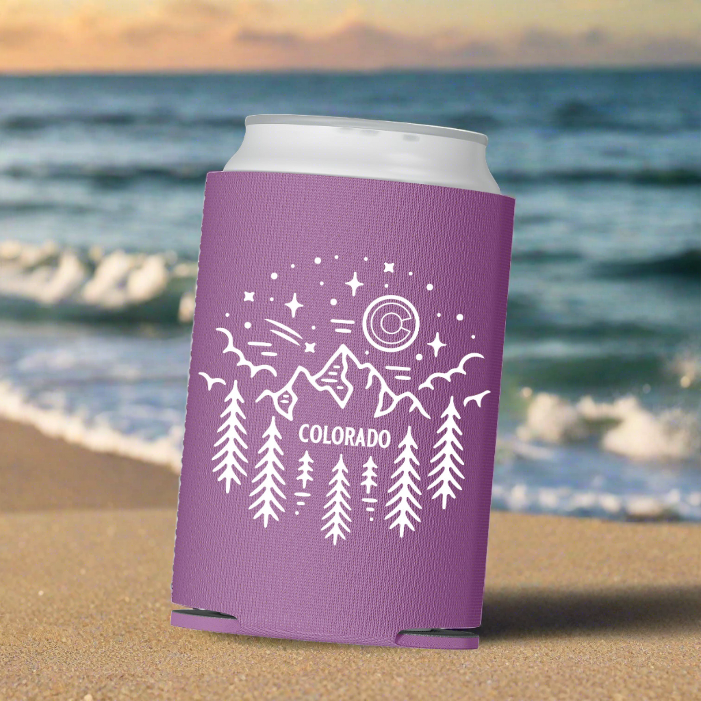 Colorado C Mountain Can Cooler