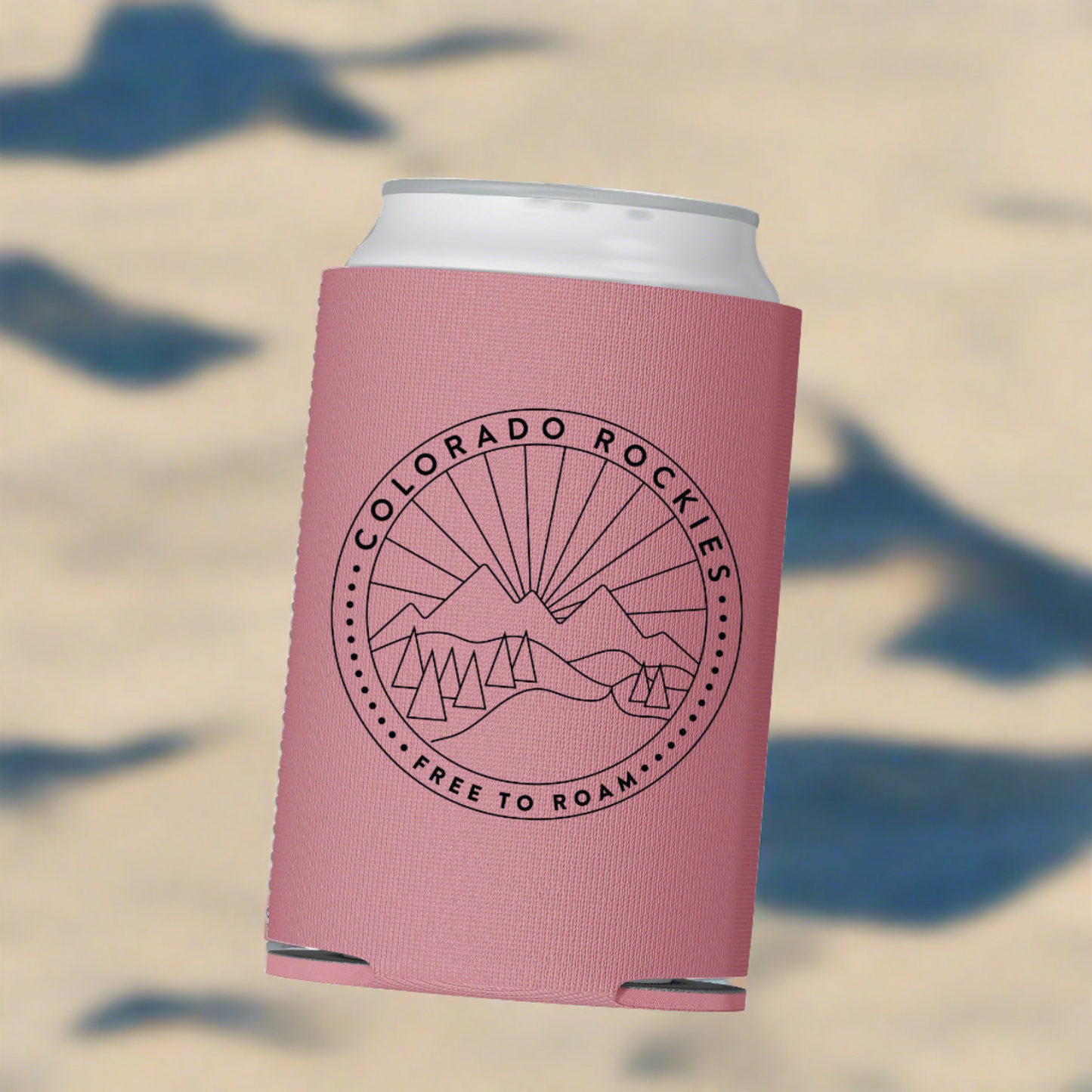 Free to Roam Colorado Can Cooler