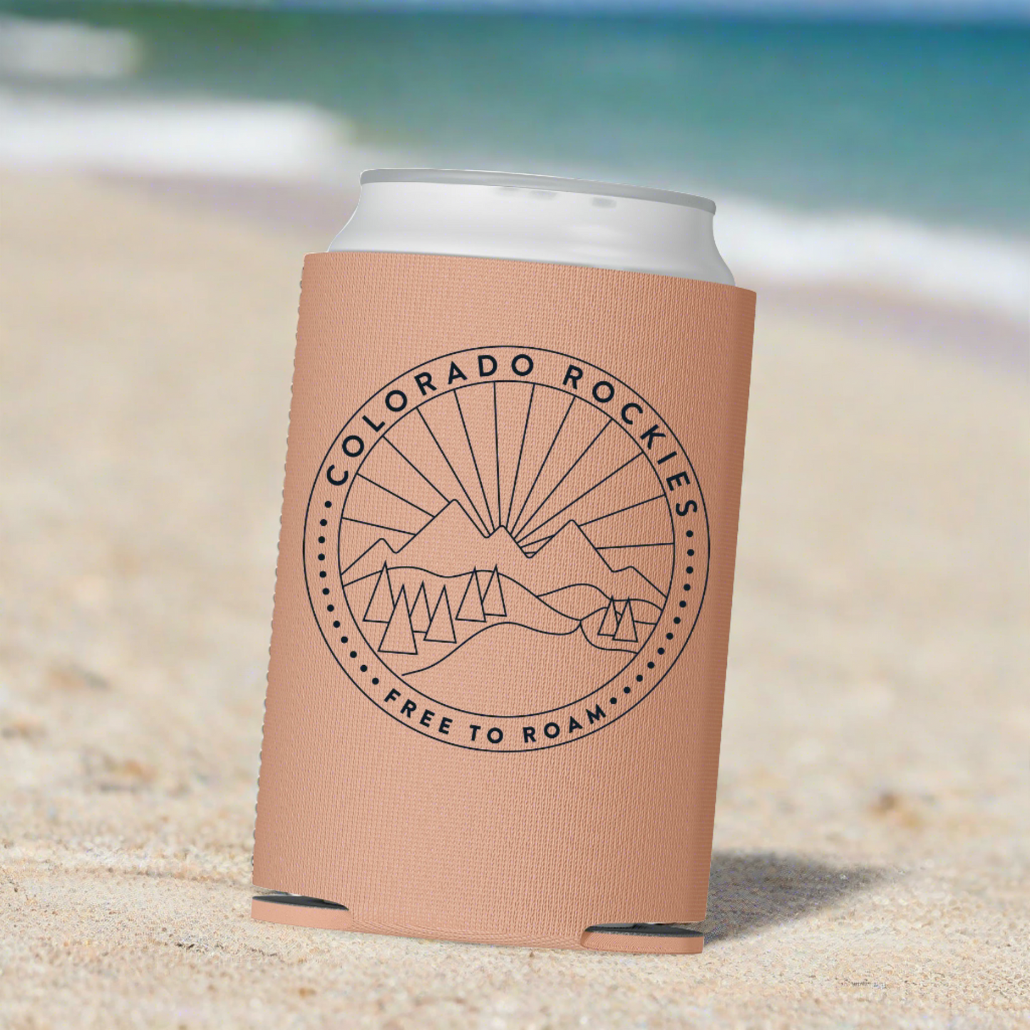 Free to Roam Colorado Can Cooler