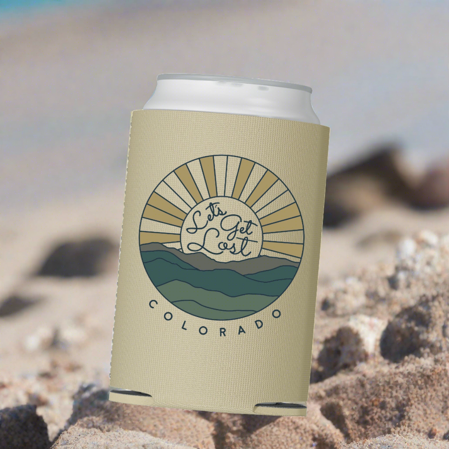 Let's Get Lost in Colorado Can Cooler