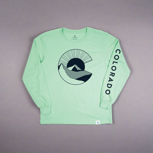 Colorado C Mint Long Sleeve Shirt