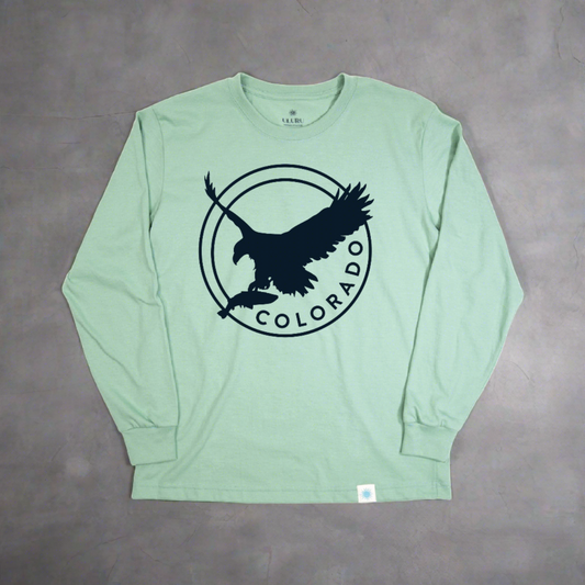 Colorado Bird Mint Long Sleeve Shirt