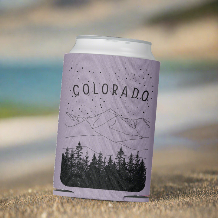 Starry Night Colorado Can Cooler