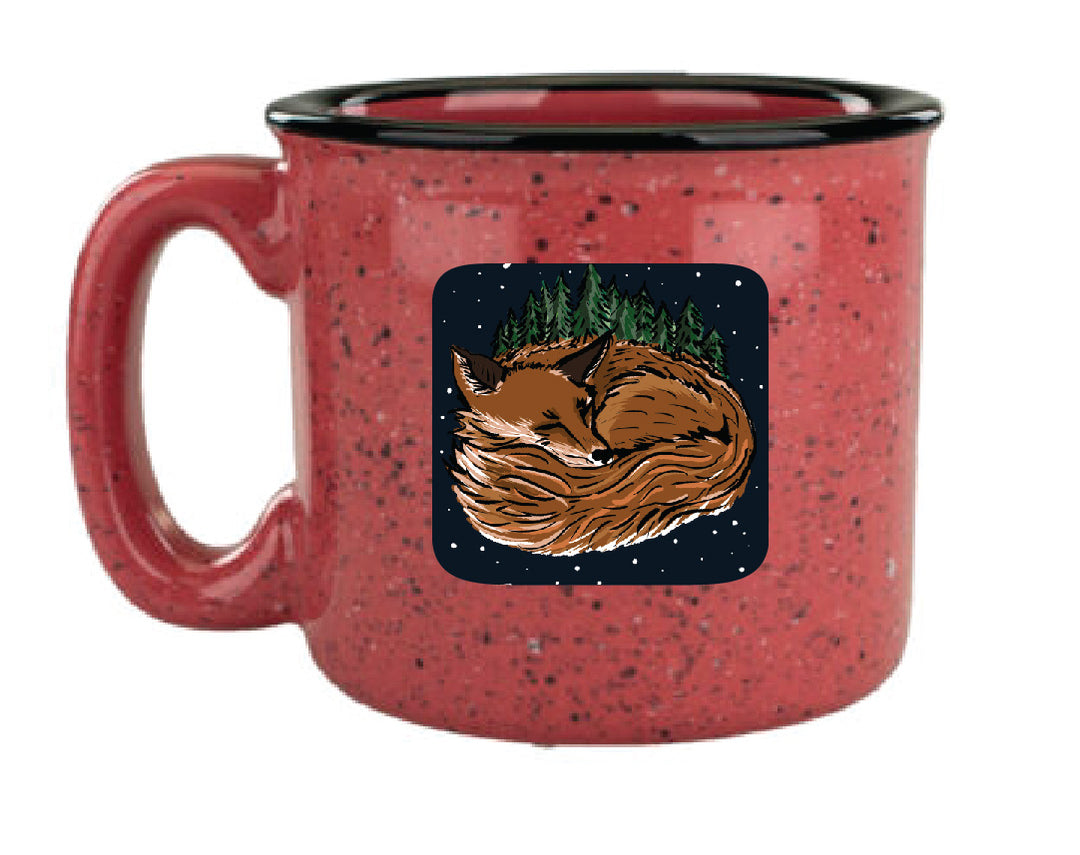 Sleeping Fox Novelty Campfire Mug