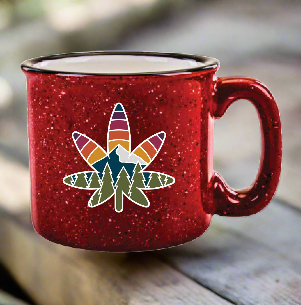 MJ Mountain Novelty Campfire Mug