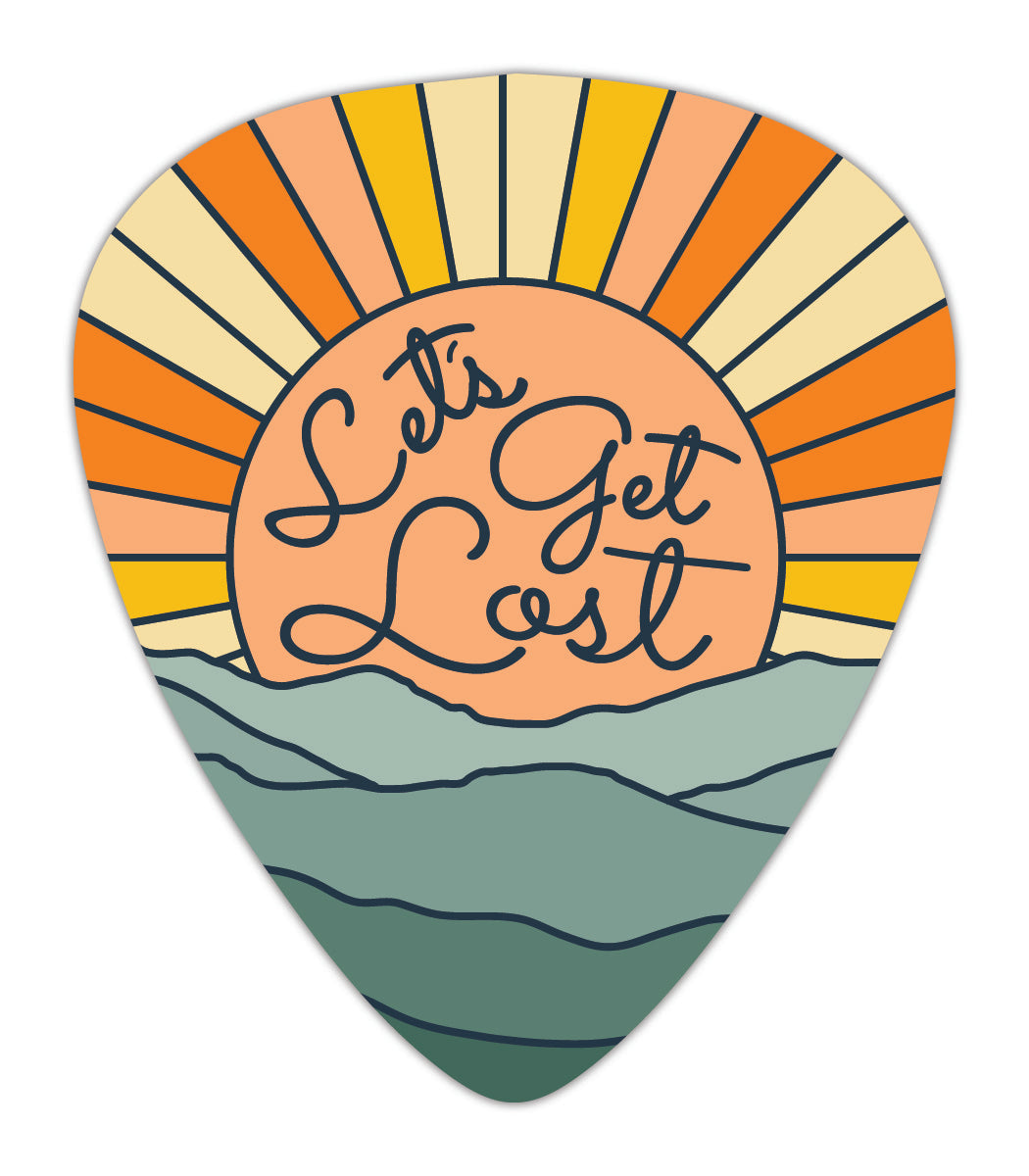 Let's Get Lost Guitar Pick