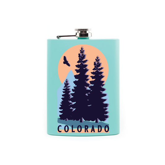 Colorado Wilderness Hip Flask