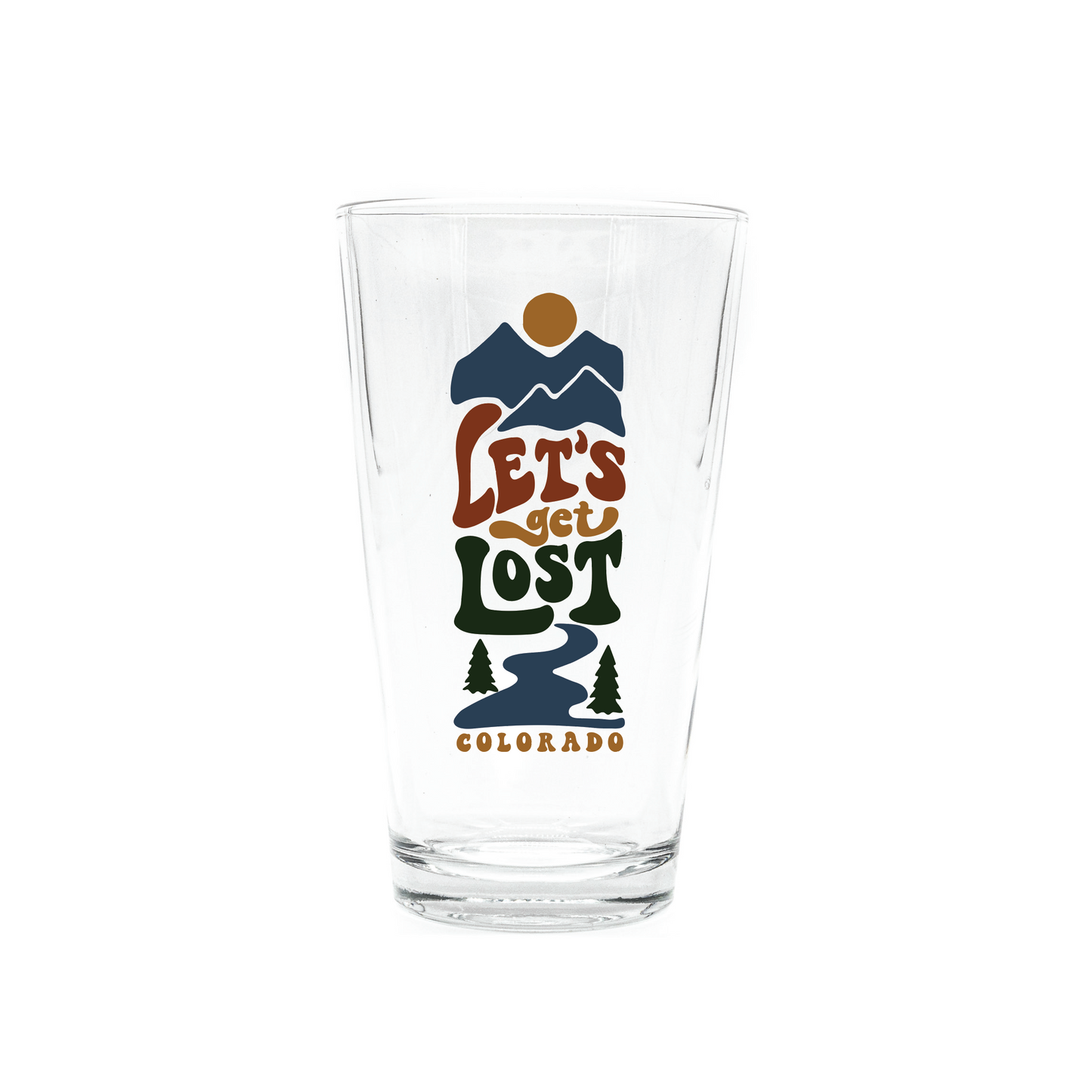 Let's Get Lost Pint Glass