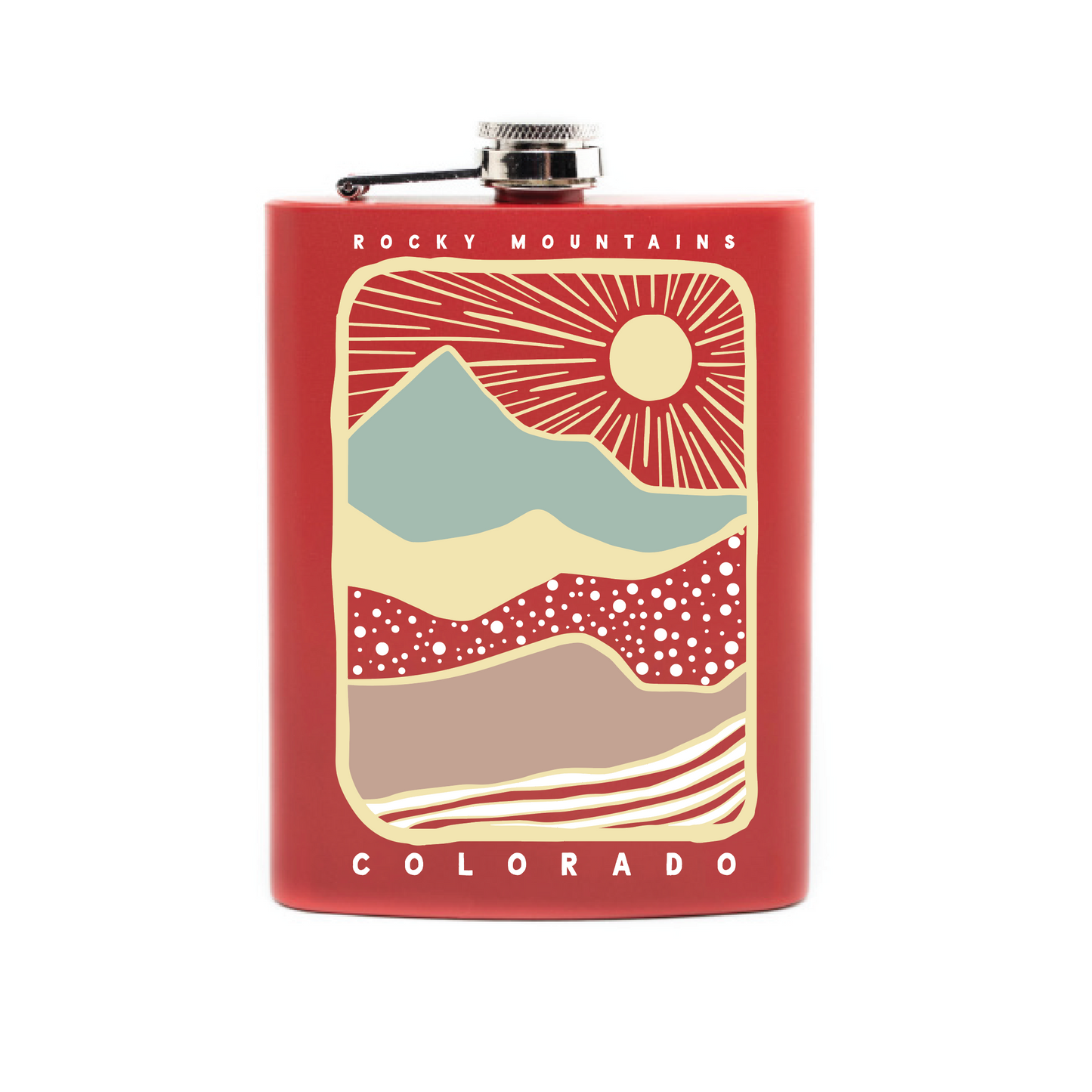Colorado Landscape Hip Flask
