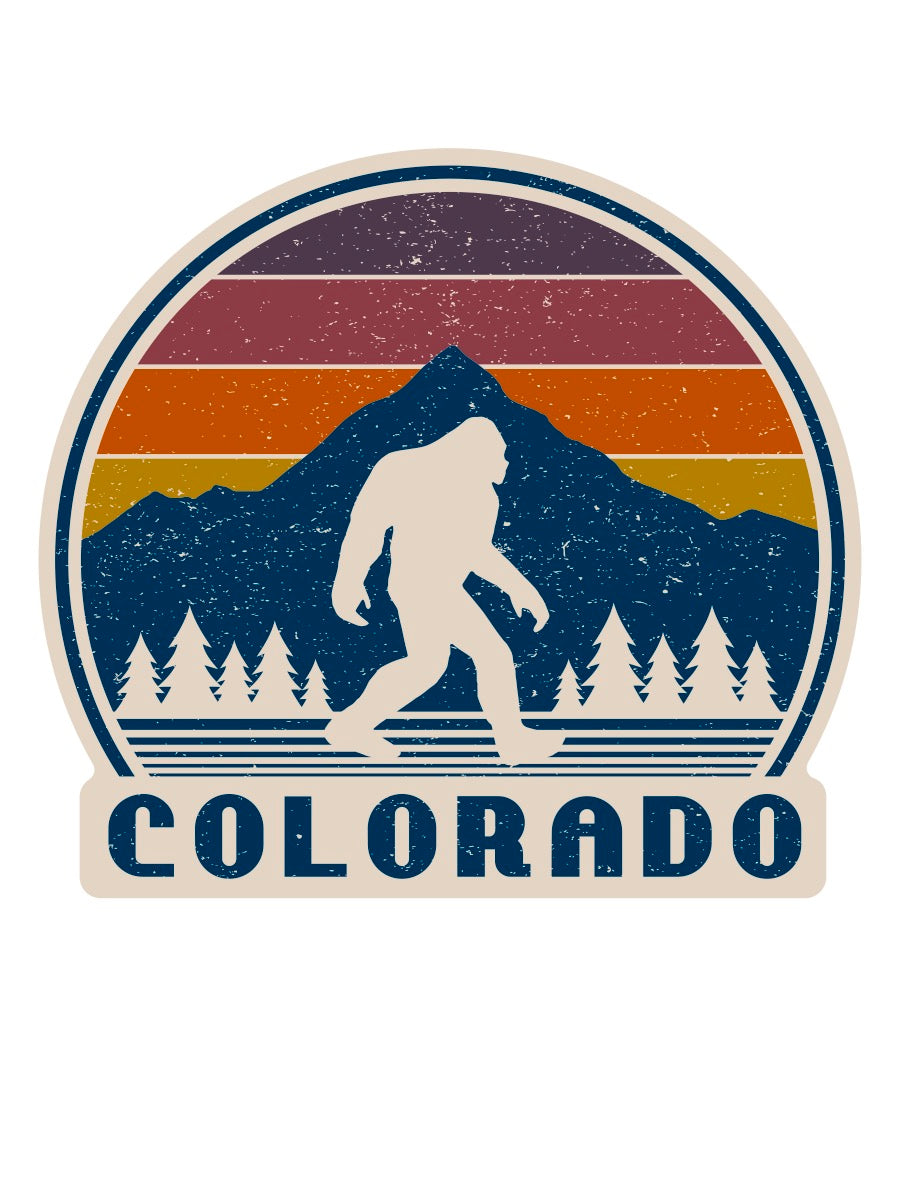 Sunset Sasquatch Sticker