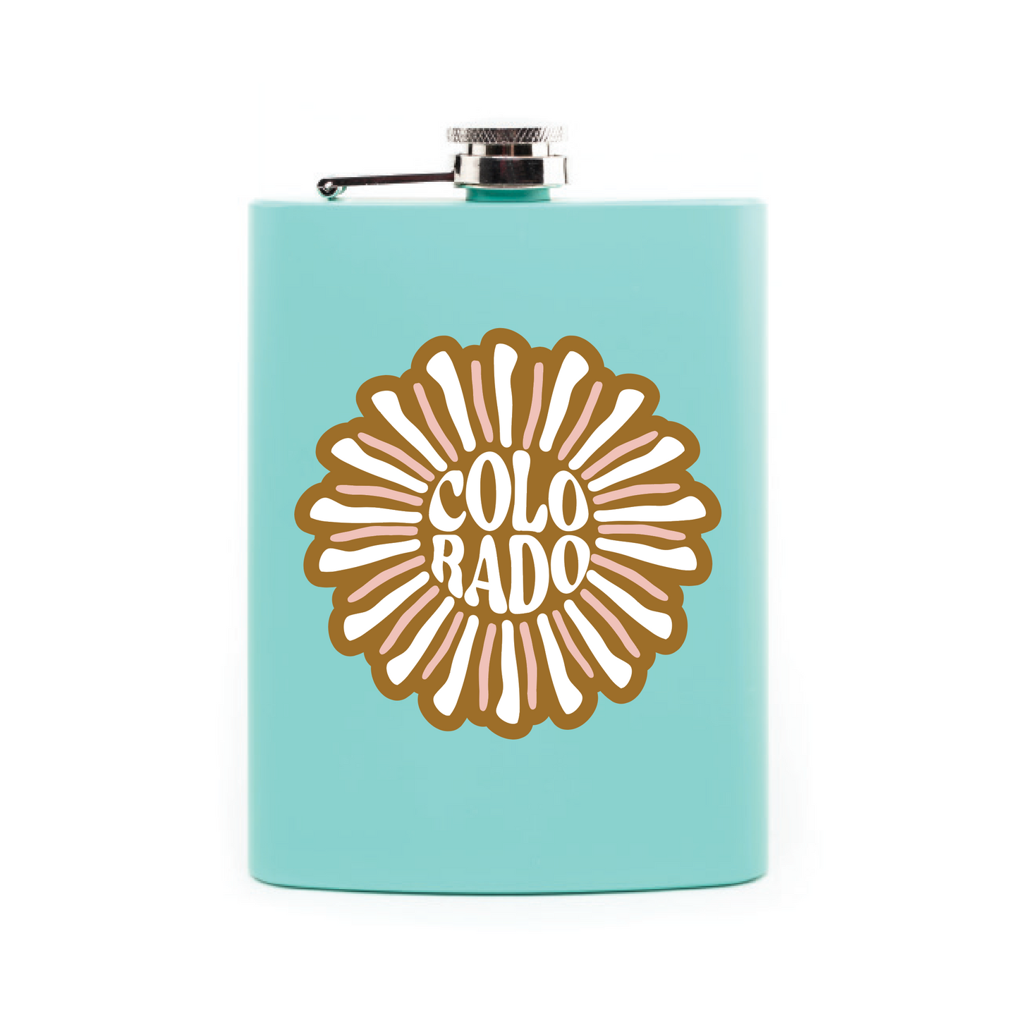 Colorado Daisy Hip Flask