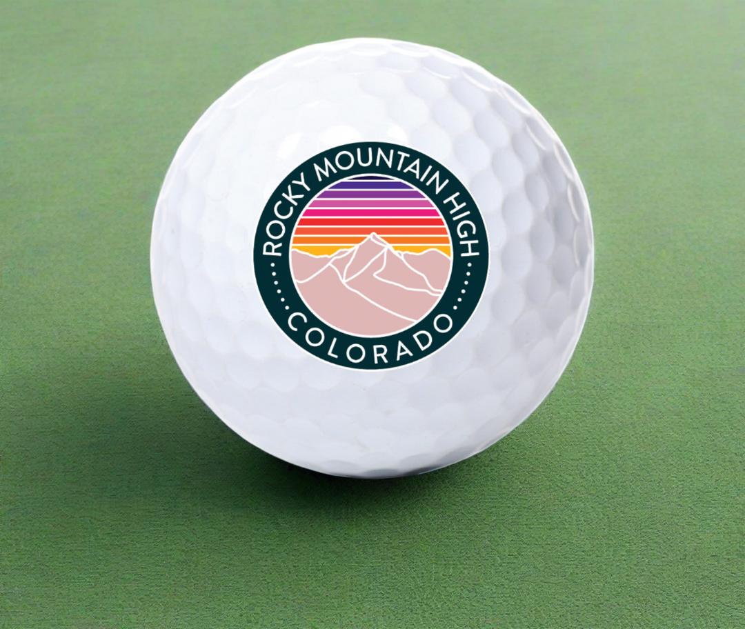 Rocky Mountain High Novelty Golf Ball