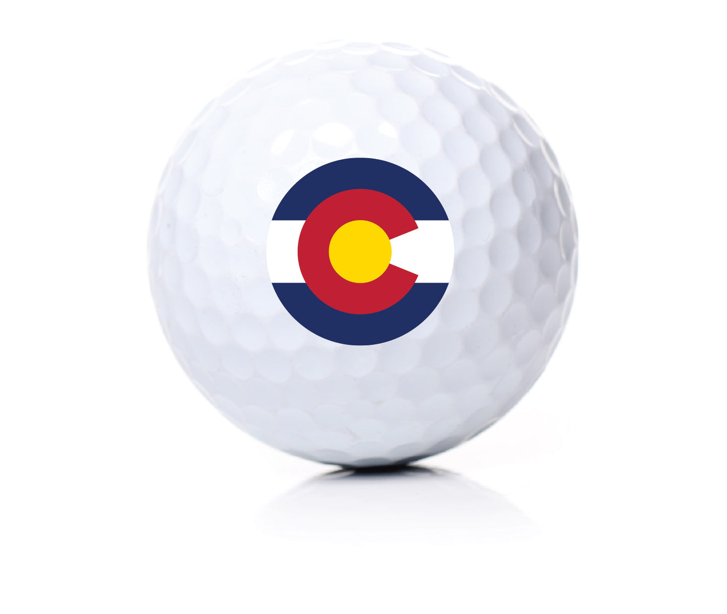 Colorado Flag Novelty Golf Ball