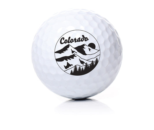 Colorado Landscape Novelty Golf Ball