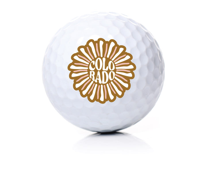 Colorado Daisy Novelty Golf Ball