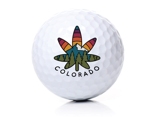 MJ Mountain Novelty Golf Ball