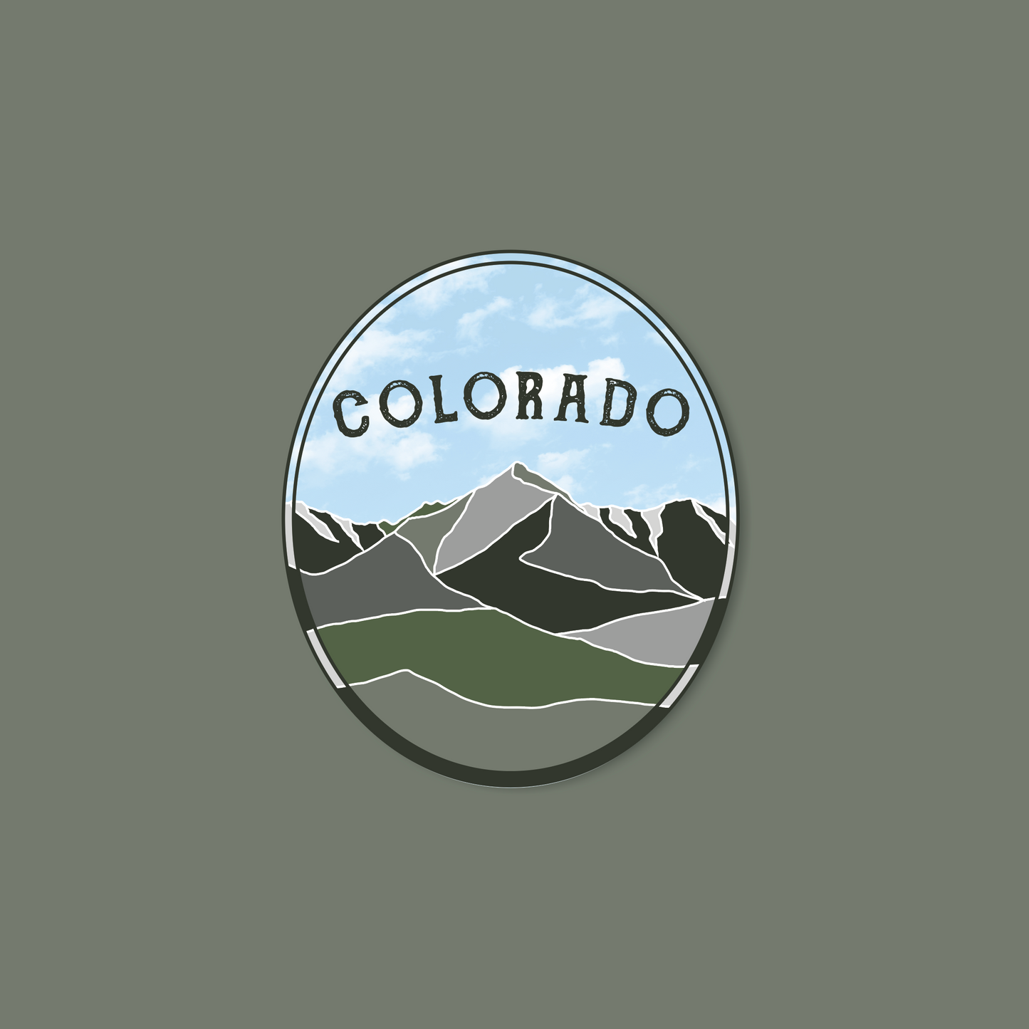 Colorado Night and Day Sticker