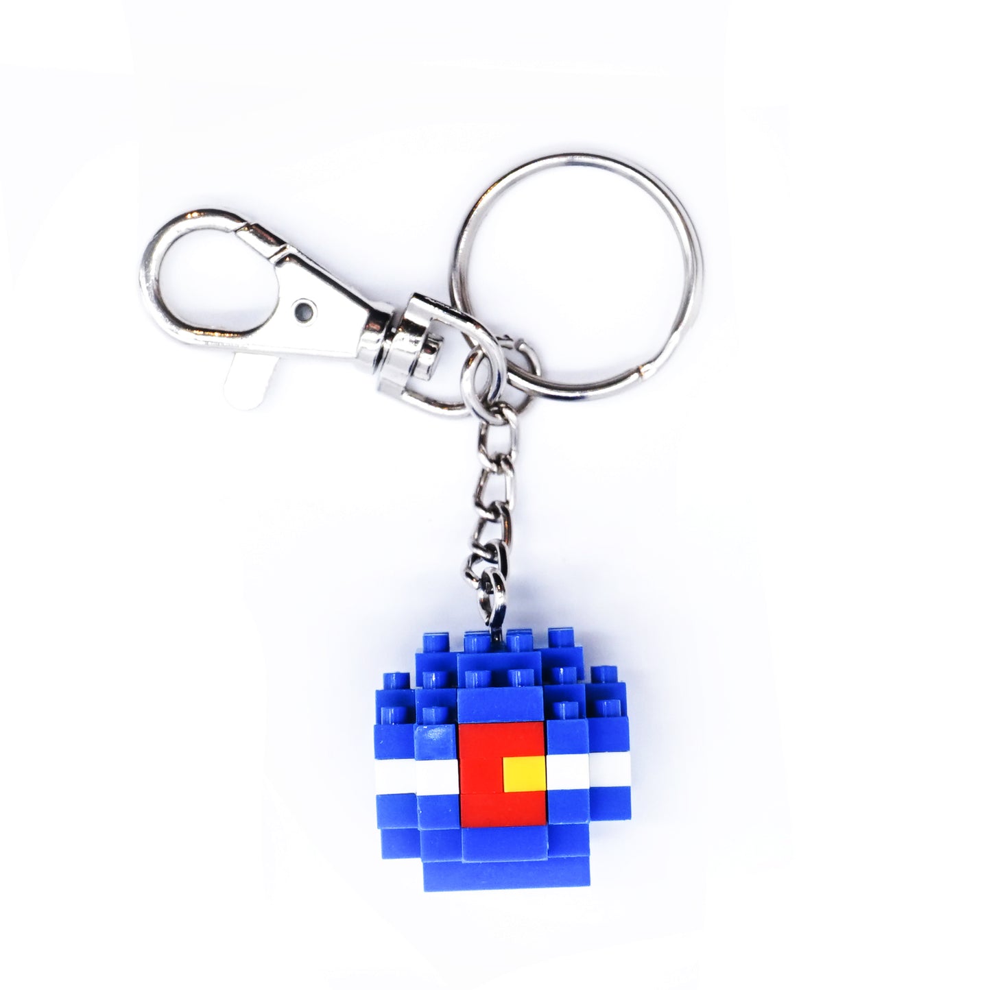 Colorado Flag Building Block Keychain