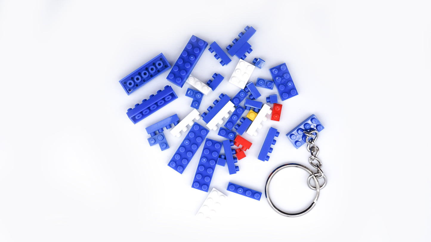 Colorado Flag Building Block Keychain