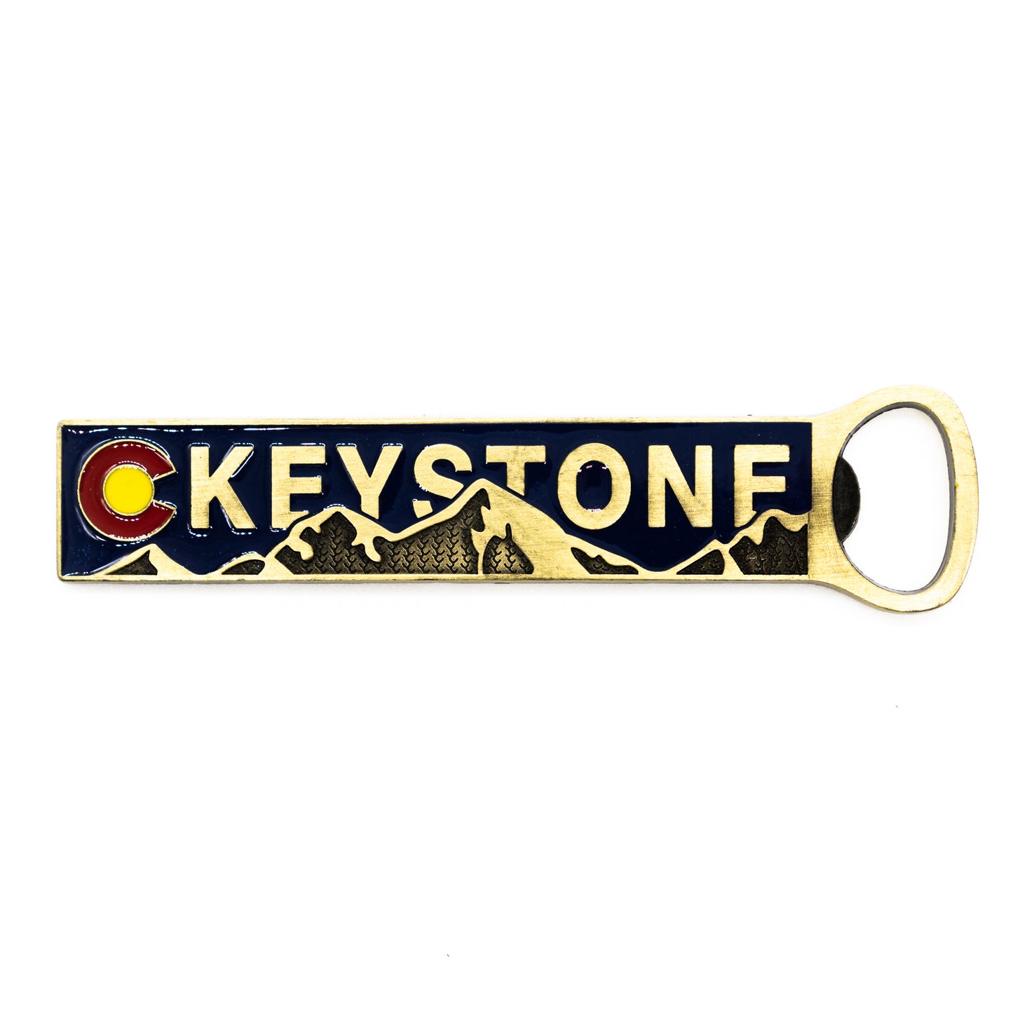 Keystone Bottle Opener Pewter Magnet