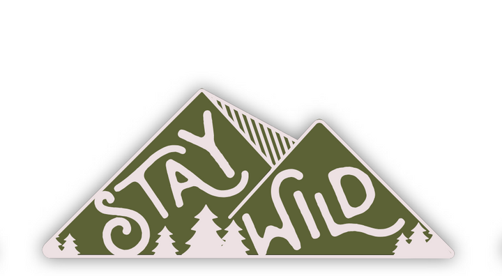 Stay Wild Mountains Sticker