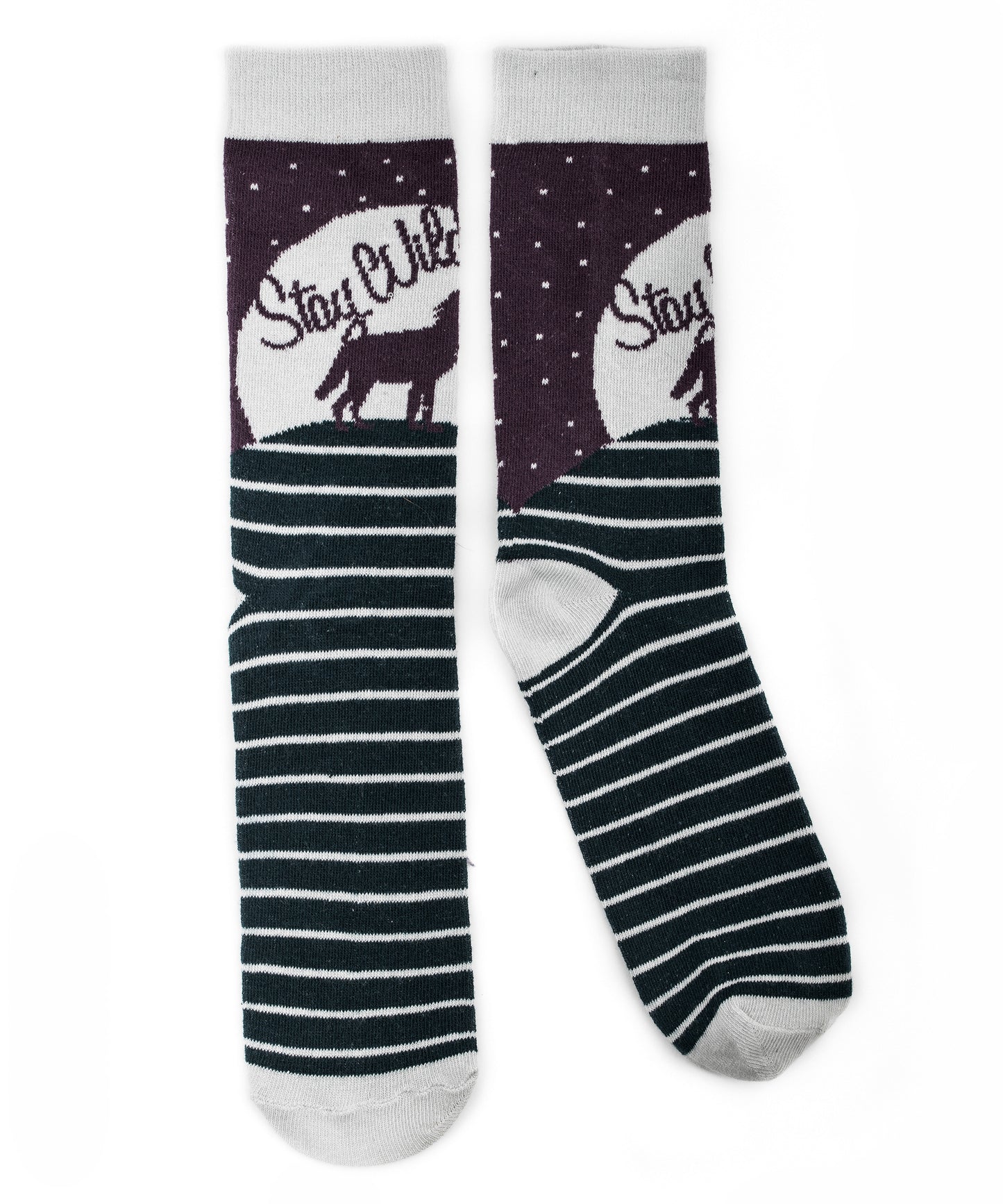 Howlin' Wolf Purple Socks