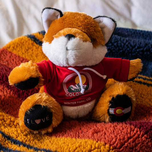 Colorado Hoodie Fox Stuffed Animal