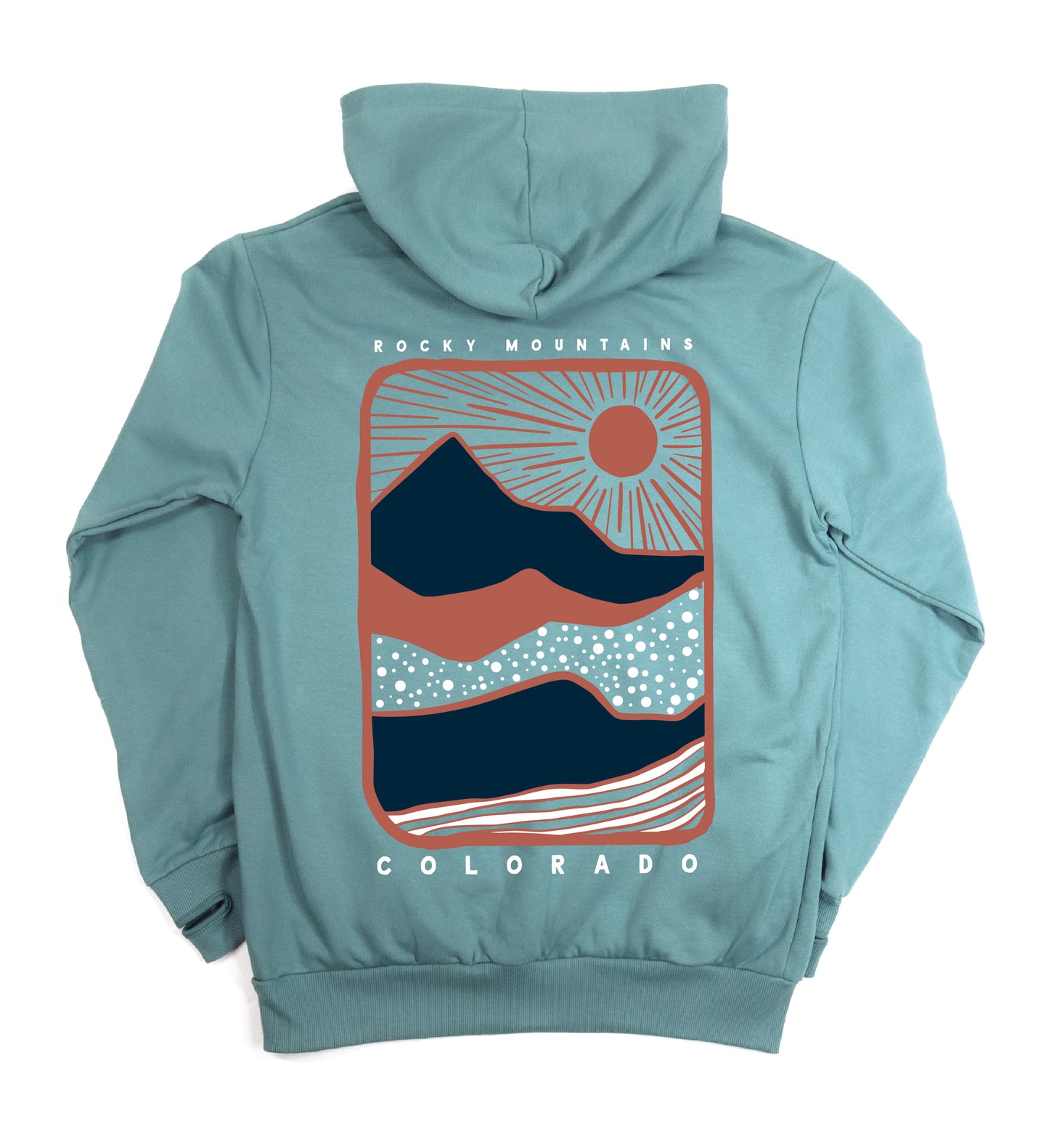 Colorado Landscape Cowl Neck Hoodie