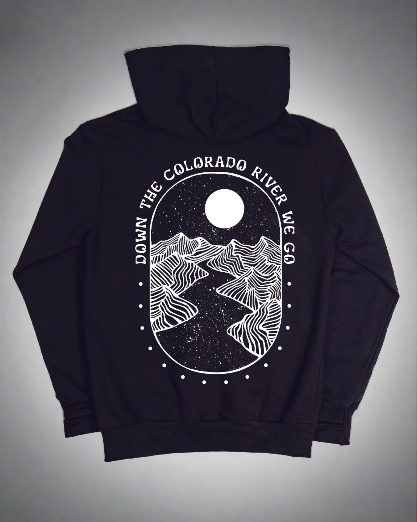 Down The Colorado River We Go Cowl Neck Hoodie
