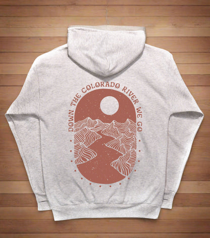 Down The Colorado River We Go Aussie Hoodie