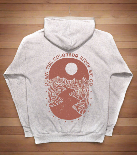 Down The Colorado River We Go Aussie Hoodie