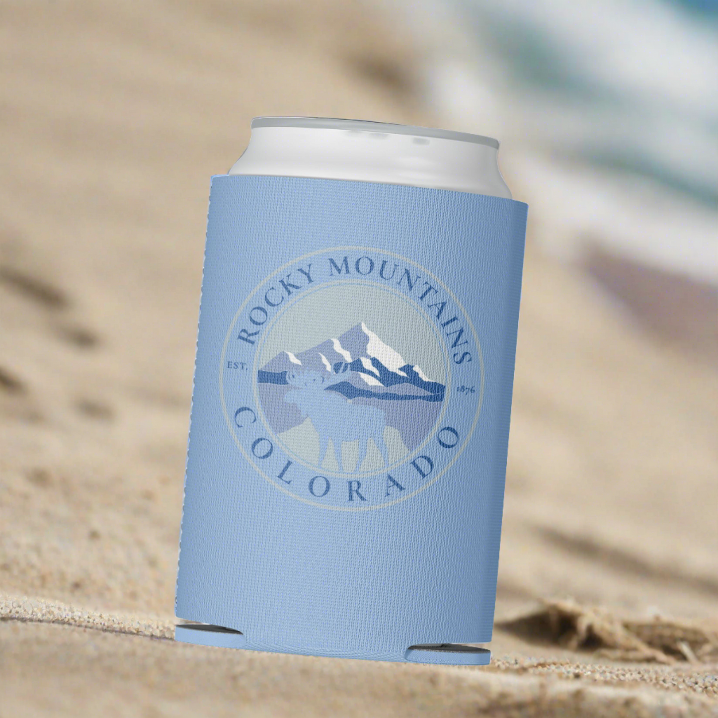 Blue Moose Colorado Can Cooler
