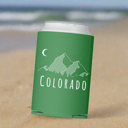 Colorado Mountain Moon Can Cooler
