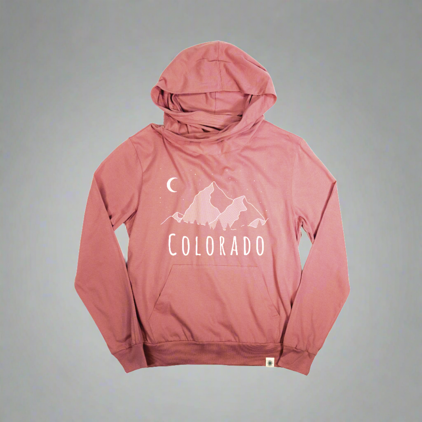 Mountain Moon Lightweight Cowl Neck Hoodie