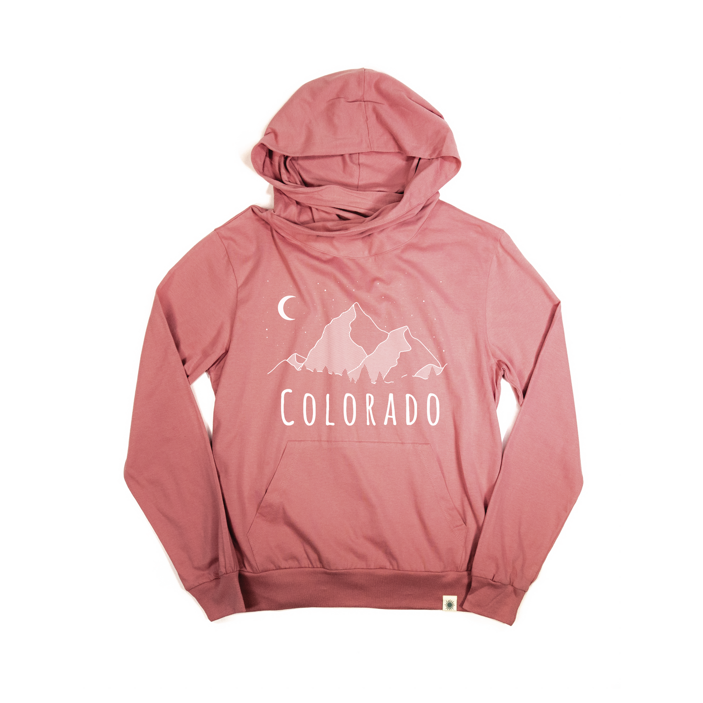 Mountain Moon Lightweight Cowl Neck Hoodie