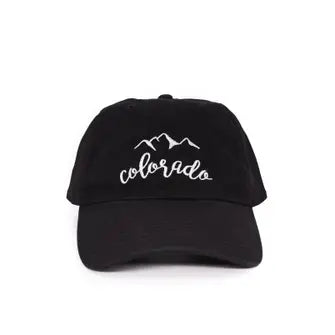 Colorado Mountain Script Dad Hat