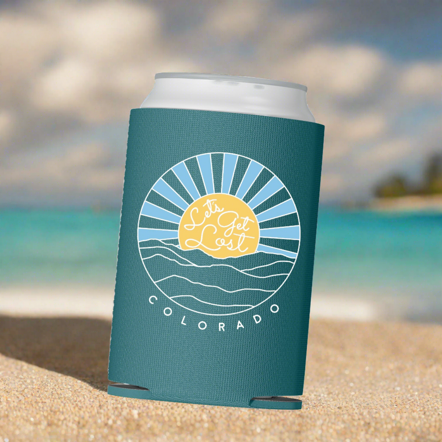 Let's Get Lost in Colorado Can Cooler