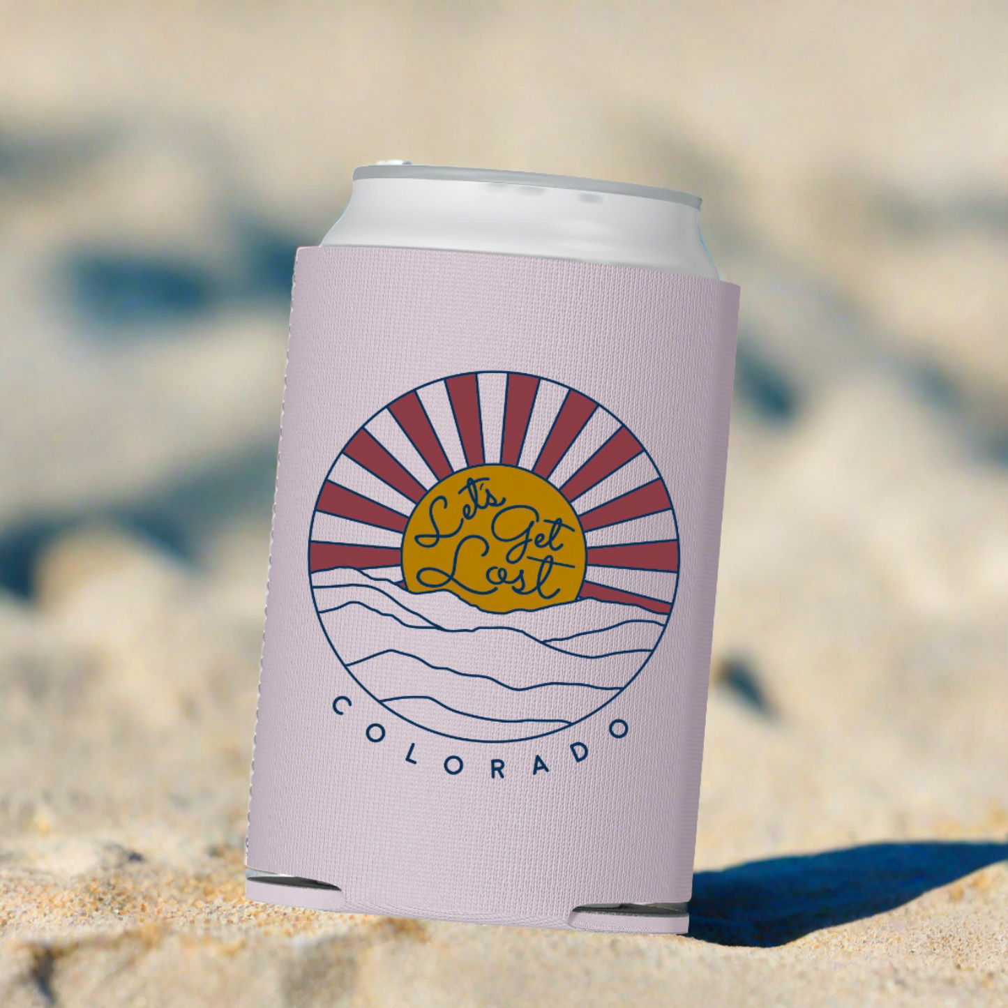 Let's Get Lost in Colorado Can Cooler