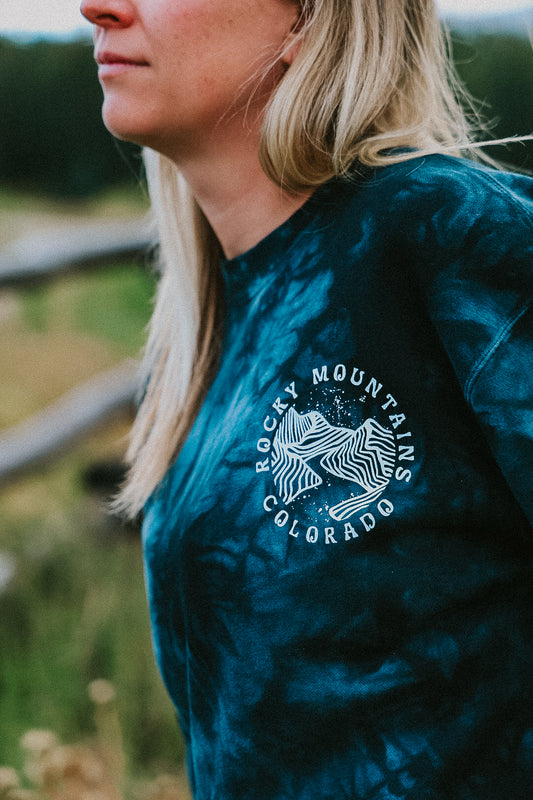 Down The Colorado River Tie-Dyed Sweatshirt