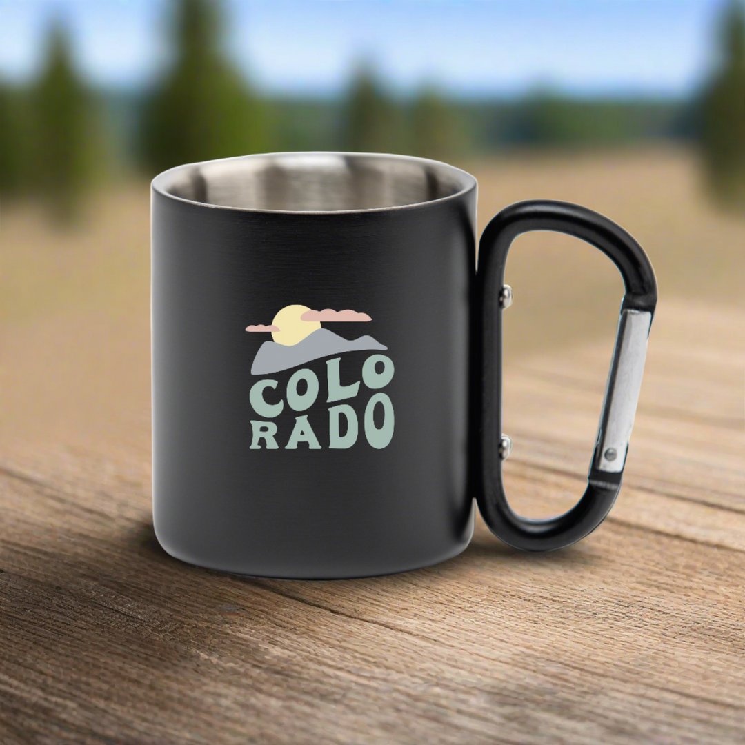 Chill Colorado Black Carabiner Mug