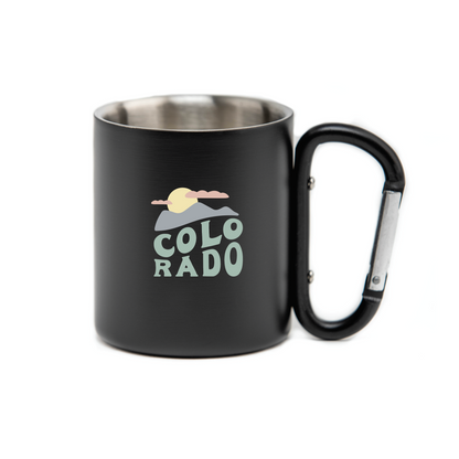 Chill Colorado Black Carabiner Mug