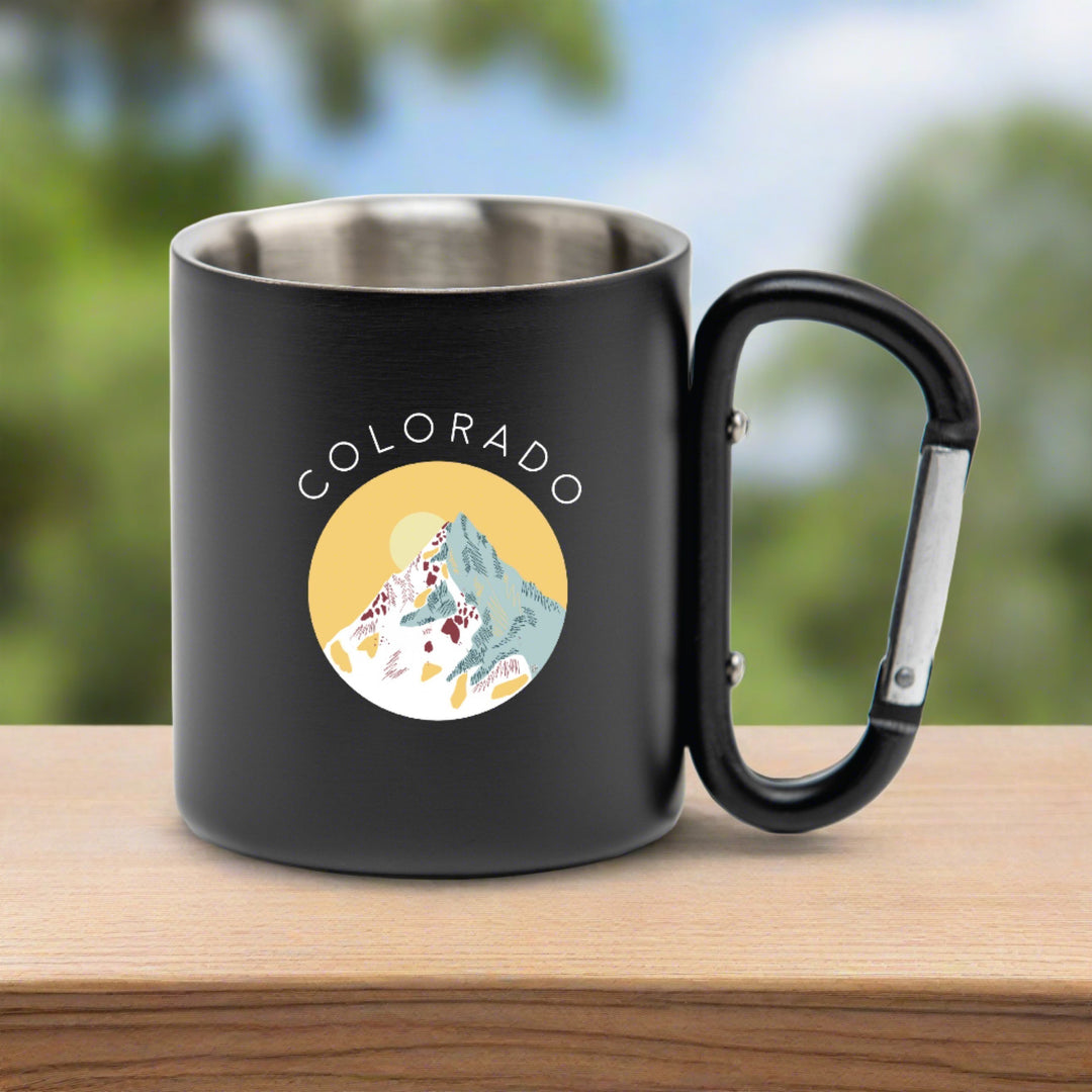 Colorado Yellow Mountain Carabiner Mug