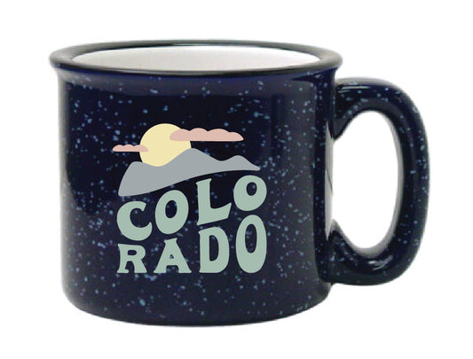 Colorado Script Novelty Campfire Mug