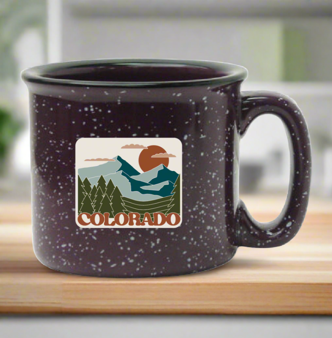 Colorado Scenery Novelty Campfire Mug