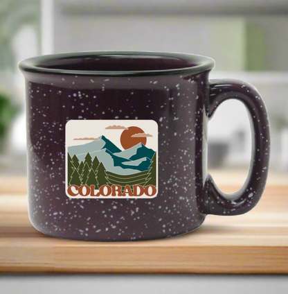 Colorado Scenery Novelty Campfire Mug