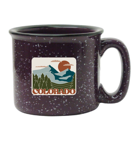 Colorado Scenery Novelty Campfire Mug