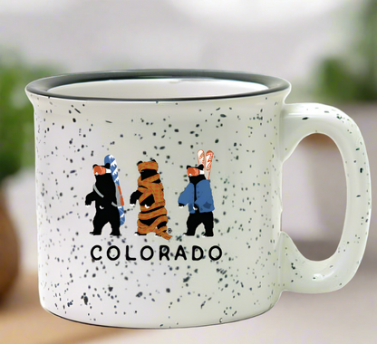 Snow Bears Novelty Campfire Mug