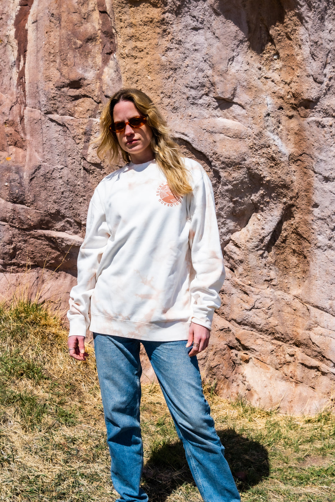 Down The Colorado River Tie-Dyed Sweatshirt