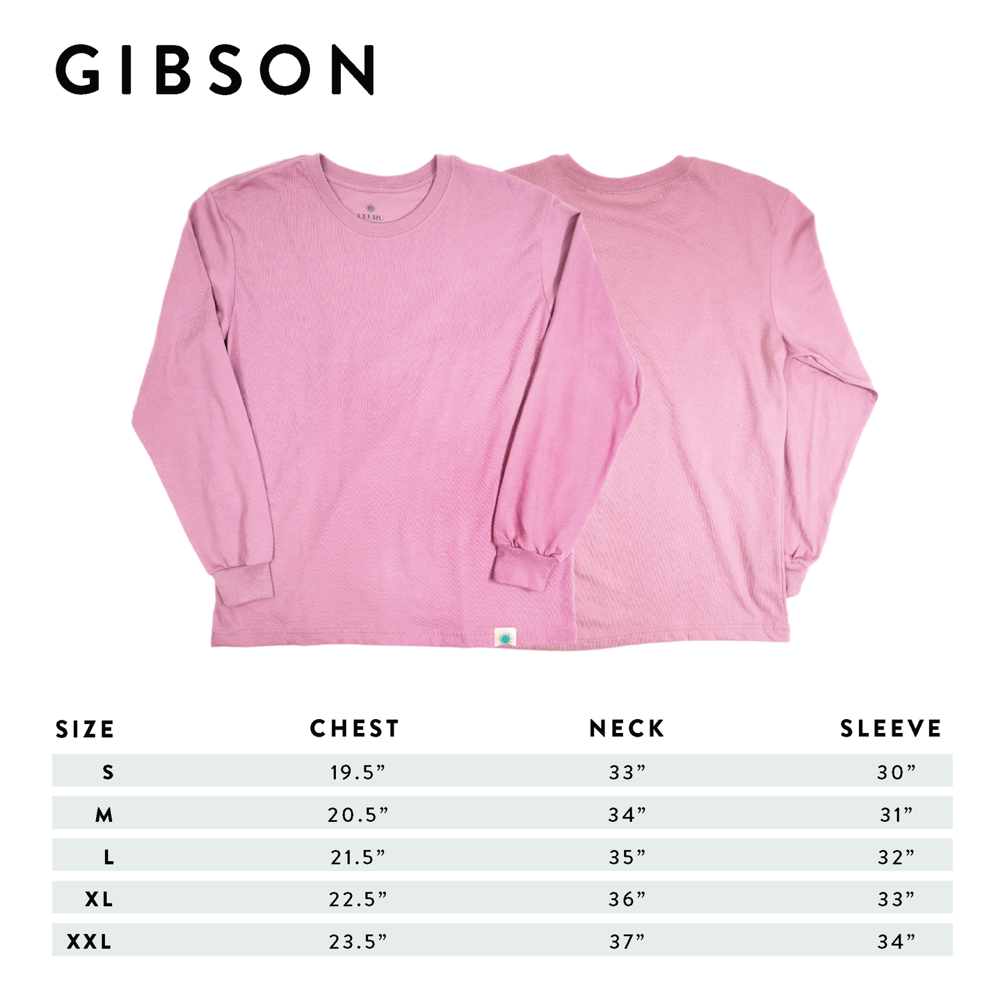 Long Sleeves Shirt Sizing | Gibson