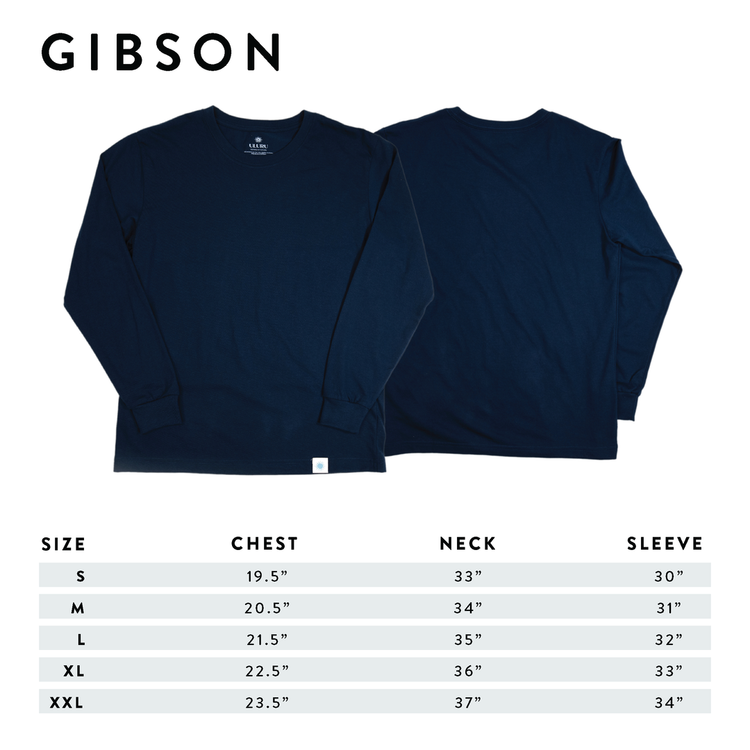 Long Sleeves Shirt Sizing | Gibson